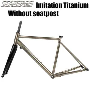 Road Bike Disc Brake Frameset 700C Internal Routing with Carbon Fiber Front Fork - Picture 1 of 34