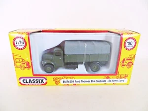 CLASSIX EM76304 'FORD THAMES ET6 DROPSIDE - EX-ARMY LORRY' 00/OO/1:76 MIB/BOXED - Picture 1 of 5