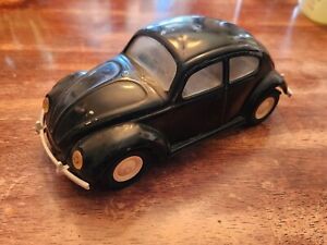 Vintage Tonka Volkswagen Black Beetle Bug #52680 Pressed Metal Car 1960’s 8.5"