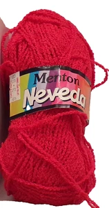 Neveda 'Menton' rot; Vintage; Konvolut 7 Knäuel - Bild 1 von 3