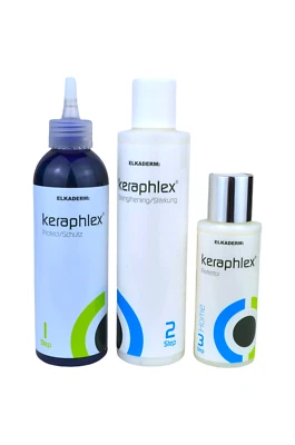 Keraphlex Concentrat Profi Set Step 1 200ml + Step 2 200ml + Step 3 100ml - Bild 1 von 3