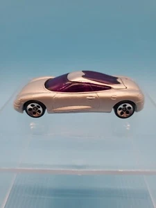 Vintage 1997 Hot Wheels Silver Purple Chrysler Thunderbolt Diecast Car - Picture 1 of 10