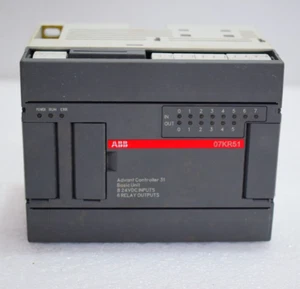 ABB 07KR51-230VAC PLC CENTRAL UNIT 07KR51-B3.9 - Picture 1 of 9