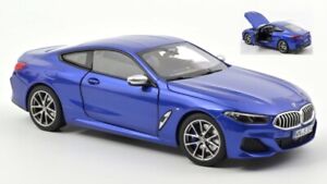 Coche Auto Escala 1:18 Norev BMW M850i 2019 Azul miniaturas automodelismo Bund