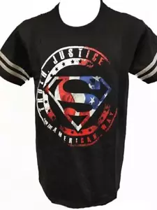 NEU Superman Unisex Jugend S Small Größe 8 USA patriotisches T-Shirt - Bild 1 von 8
