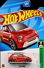 Hot Wheels Fiat 500e Red