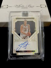2020-21 National Treasures Definitive Ink Nikola Jokic On Card Auto 1/1