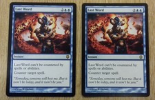 Magic The Gathering Cards - Darksteel - Last Word x 2