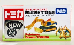 Rare Discontinued Dream Tomica Model Pokemon Mega Lizardon Y Strong Arm - Picture 1 of 3