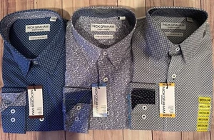Nick Graham Everywhere Stretch moderne Shirts, mittel bis XXL (neu mit Etikett) - Bild 1 von 10