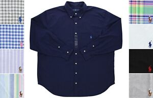 POLO Ralph Lauren Oxford Shirt Men's Big & Tall Regular Fit 100% Cotton Twill