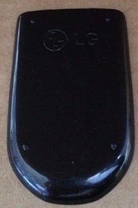 LG CG225 BLACK OEM USED BATTERY DOOR BLACK - Picture 1 of 2
