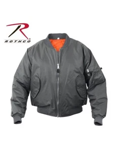 Rothco MA-1 Giacca da volo GunMetal Grigio 7350 7351 - Foto 1 di 8