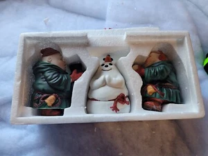 Dept. 56 Seymore Seigfried and The Snowman Set of 3 in Original Box! - Picture 1 of 9