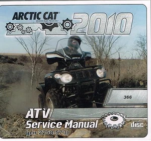 Arctic Cat Service Manual CD for 366 ATV 2010 - Imagen 1 de 1