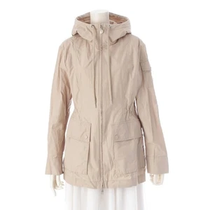 MONCLER 23 años LEANDRO doble cremallera sudadera con capucha chaqueta de nailon J10931A00133 beige 1 - Imagen 1 de 11