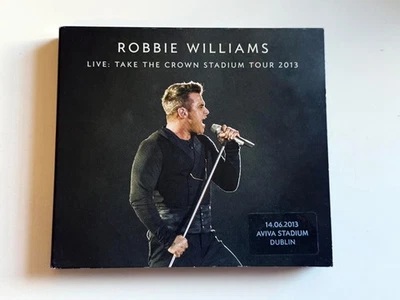 Robbie Williams Live Take The Crown Tour 14.06.2013 Aviva Stadium Dublin 3 CD - Imagem 1 de 3