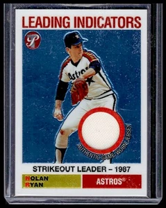 2005 Topps Pristine Legends Nolan Ryan Leading Indicators Game Worn Jersey - Picture 1 of 2