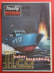 Modellbaubogen Maly Modelarz 6/92, Torpedoboot ELCO  in 1:50 - Picture 1 of 7