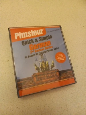Pimsleur Quick & Simple German 2nd Revised Edition Audio CD Lessons 4 cds - Image 1 of 3
