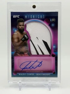 2025 Topps Midnight UFC #RRA-WC Waldo Cortes Rookie Relic Autograph Card - Picture 1 of 2