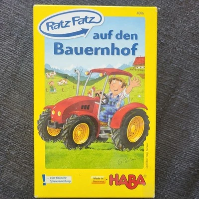 Haba 4606 - Ratz Fatz auf den Bauernhof für 1-6 Spieler 3-12 Jahren Gebraucht - Bild 1 von 2