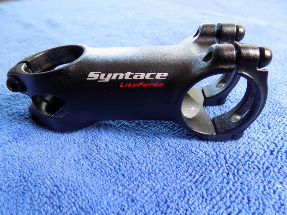 SYNTACE LITE FORCE STEM 75MM  31.8MM BAR  +/-17 DEG RISE 1-1/8 BLACK  100 GRAMS - Image 1 of 4