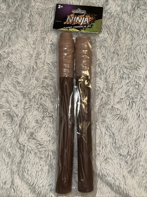 Ninja Nunchaku Japanese Karate Kung Fu Master Boys Costume Weapon Nunchucks Hard - Image 1 of 4