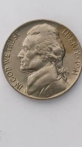 1941-P United States Jefferson Nickel - Picture 1 of 2