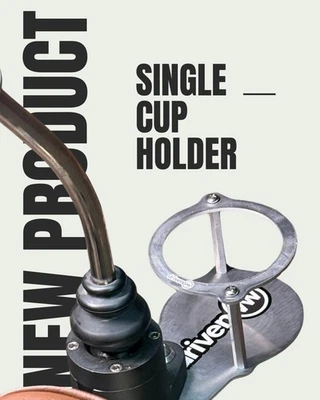 Vintage VW Single Mount Cup Holder – Classic Volkswagen Beetle,  Type 3 or GHIA - Image 1 of 4