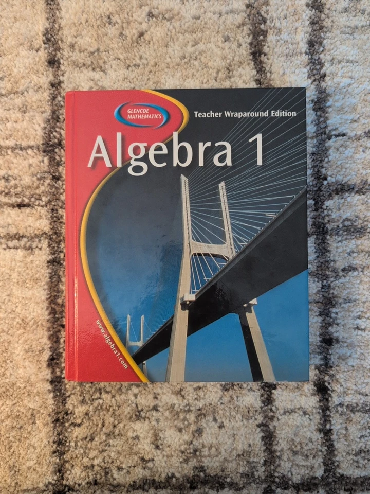 Glencoe Algebra 1 Textbook Teacher Wraparound Edition 2003 Hardcover
