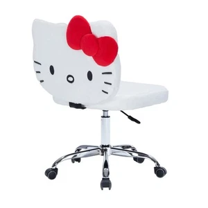 Hello Kitty Teddy Fur Swivel Vanity Chair - Picture 1 of 5