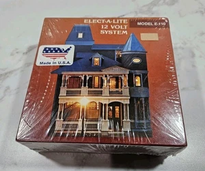 Elect-A-Lite 12 Volt System Dollhouse / Miniature / Train Lighting Kit E-110 NEW - Picture 1 of 7