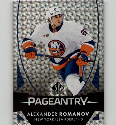 2023-24 SP Authentic Alexander Romanov Pageantry #P-7 New York Islanders - Image 1 of 2