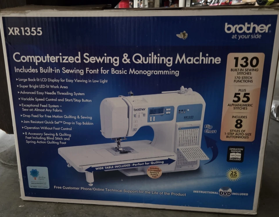 Brother Computerized Sewing & Quilting Machine Model XR1355  - Image 1 of 1