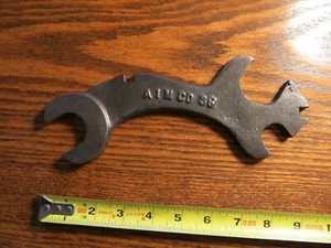 Antique AIM Co. multi Wrench Farm Implement Buggy Plow Machinery Tool - Picture 1 of 9