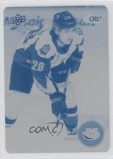 2021-22 Upper Deck CHL Printing Plate Cyan 1/1 Tyson Laventure #177