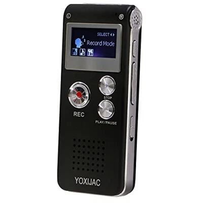 Digital Voice Activated Recorder For Meeting Lecture 8GB Audio Recorder - Image 1 of 4