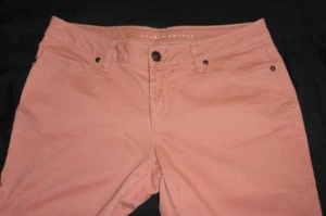 Lauren Conrad Jean Pants ~ Womens 10 ~ Salmon ~ 5 Pockets ~ Embroidering - Picture 1 of 13