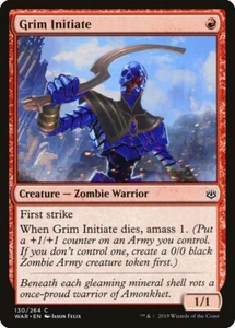 MTG War of the Spark C Grim Initiate #130 PLAYSET 4x x4 - Picture 1 of 6