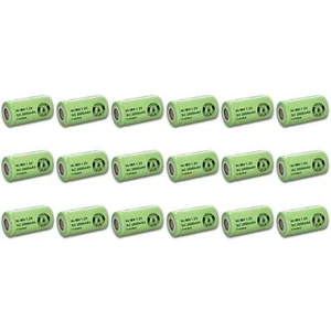 18x Exell 1.2V 2000mAh NiMH SubC Rechargeable Battery Flat Top Cell USA Ship - Picture 1 of 1