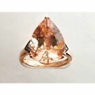 LeVian 14K Rose Gold Morganite H-I SI2 Chocolate Diamond 8.48 cts Ring Size 7