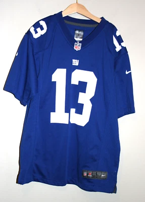NEW Boys NIKE NY New York Giants #13 Beckham Jr.  Blue Football Jersey L 14/16 - Image 1 of 4