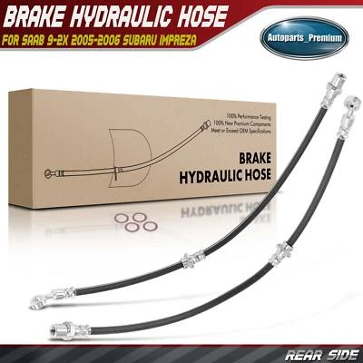 1x Manguera hidráulica de freno trasera L&R para Saab 9-2X 2005-2006 Subaru Impreza 2,0 L 2,5 L Foto 1 de 4