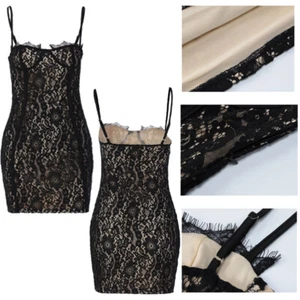 Damen Kleider Push Up Röcke Party Kleid Mode Bodycon Karneval Blumen Backless - Picture 1 of 18