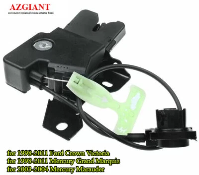 6W7Z-5443200-A Rear Trunk Lock Lid Latch Actuator For 2003-2004 Mercury Marauder - Image 1 of 4