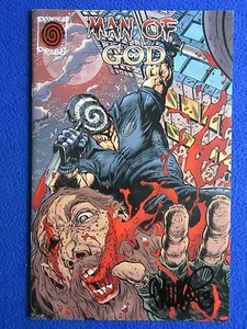 MAN OF GOD #3  VIGIL VARIANT SIGNED BY TIM VIGIL  PINWHEEL PRESS  2012  RARE - Picture 1 of 1