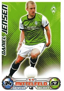 48 Daniel Jensen - Werder Bremen - TOPPS Match Attax 2009/2010 - Picture 1 of 2