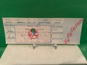 Schöne New York Yankees vs Baltimore Orioles 25. September 1990 Ticket Stub. - Bild 1 von 2