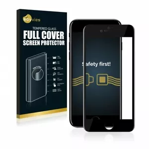 Apple iPhone 7, Savvies® 3D Curved Full Cover Tempered Glass Screen Protector - Imagen 1 de 6